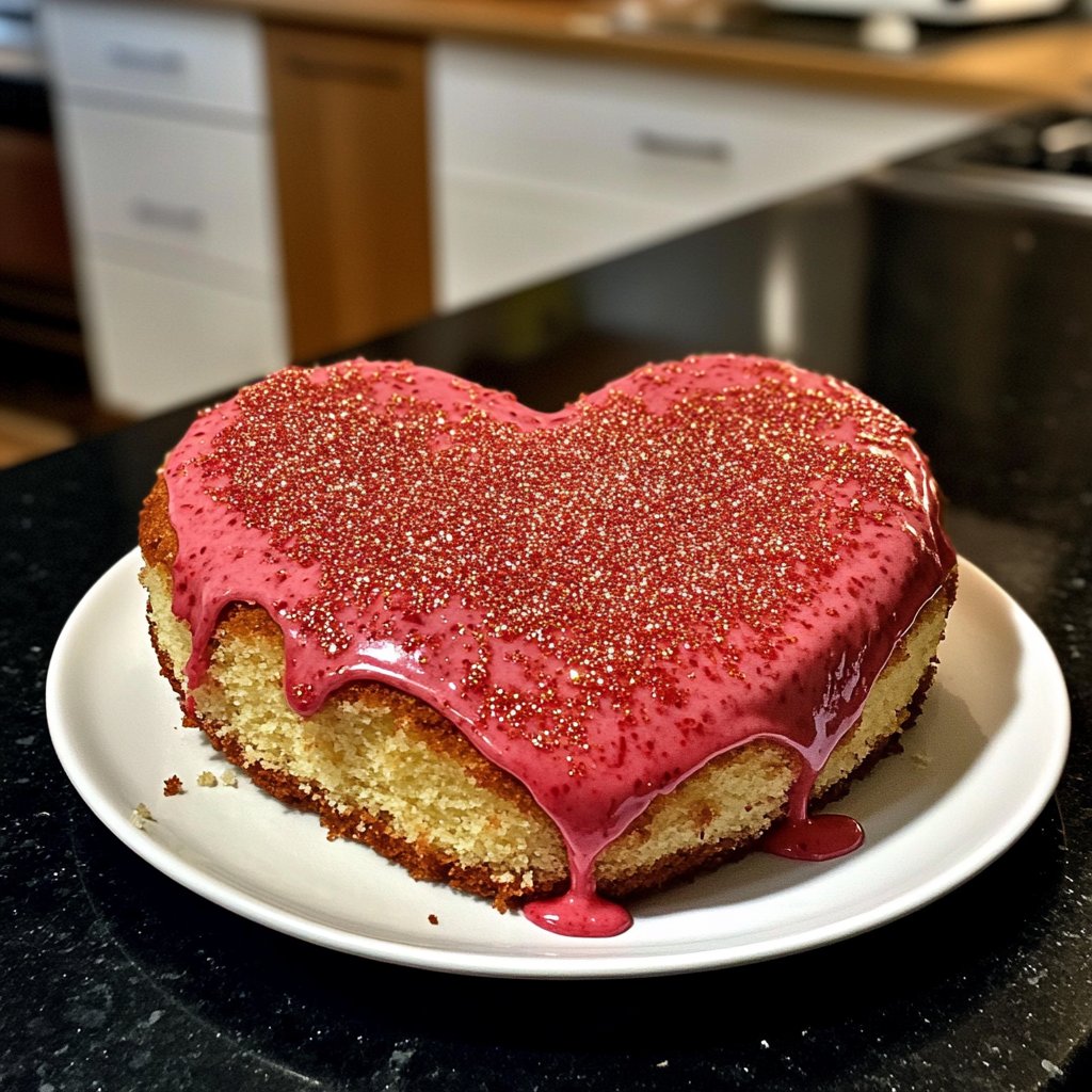 Valentines Heart Cake Recipe