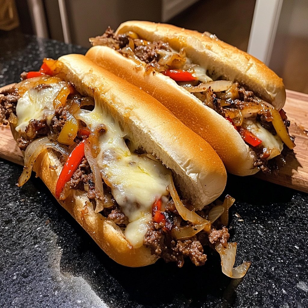 Philly Cheesesteak Sloppy Joes