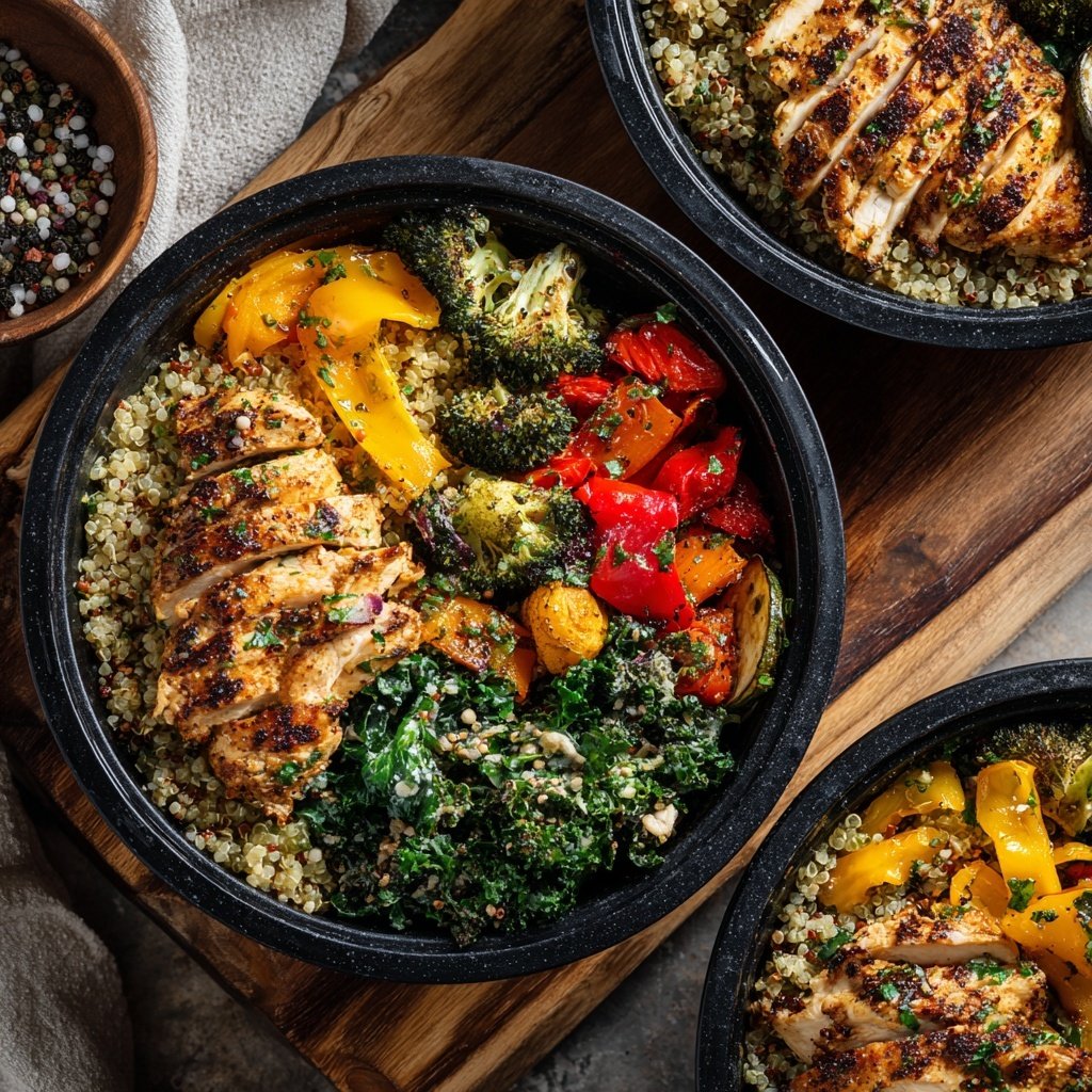 High Protein Meal Prep Bowls