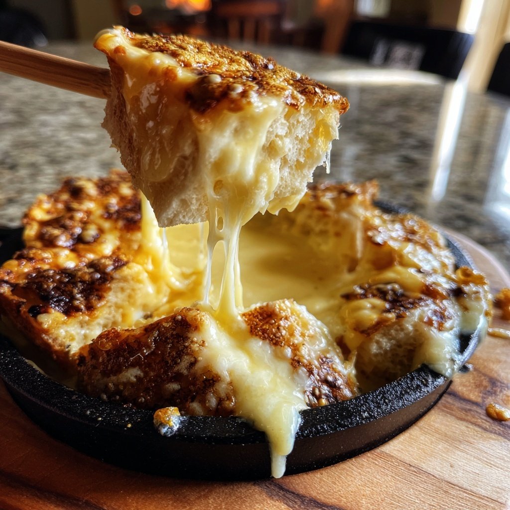 Fondue with Smoked Cheese