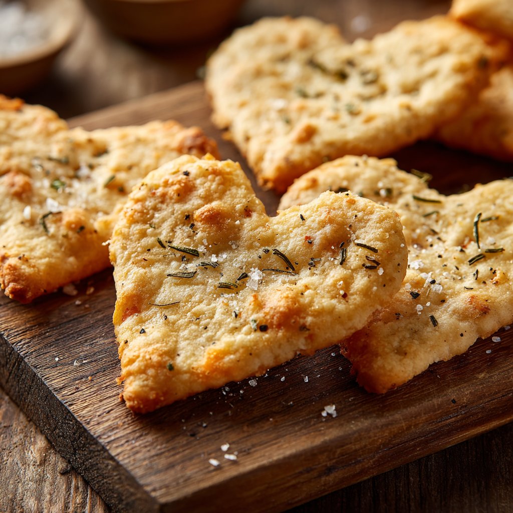 Valentines Snacks Heart Shaped Crackers