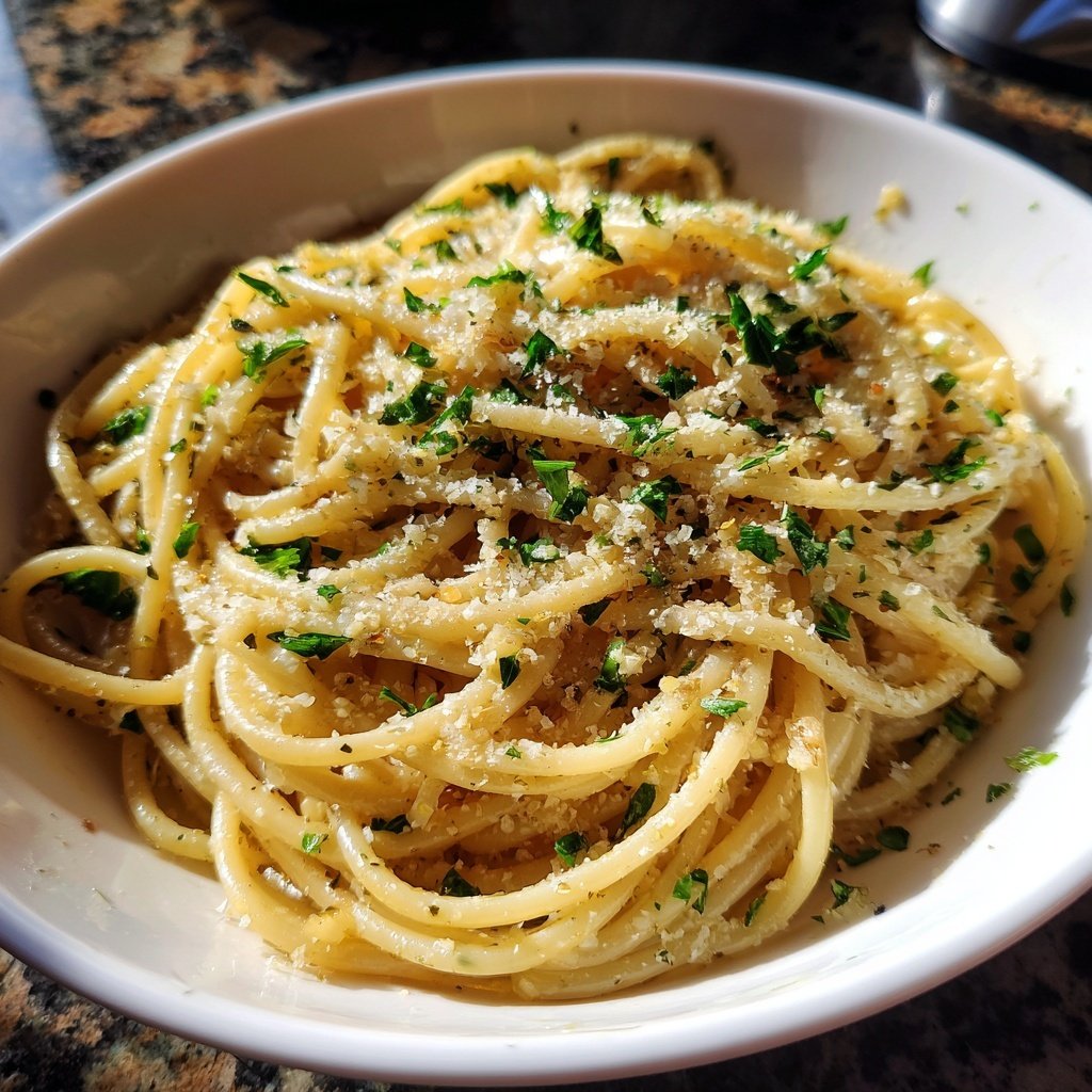 Quick & Easy 15-Minute Garlic Pasta