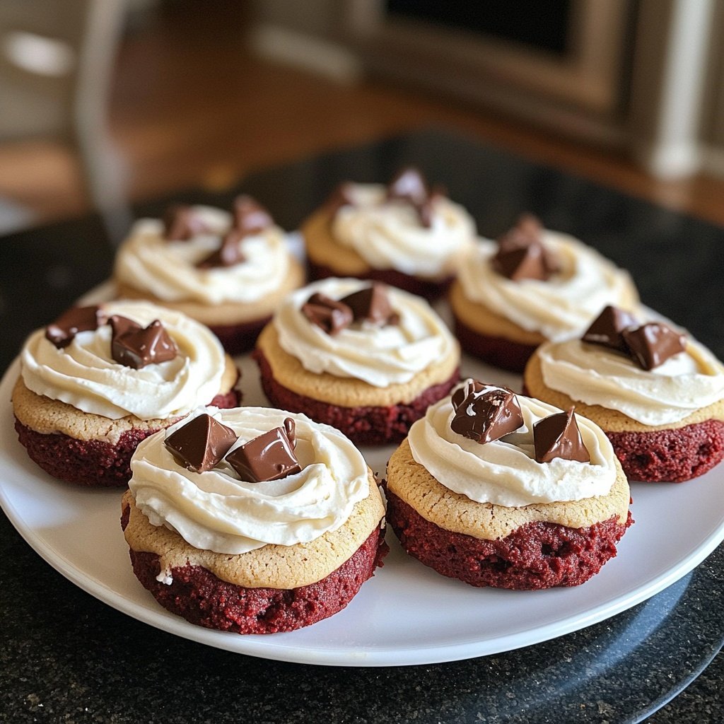 Crumbl Copycat Red Velvet Cupcake Cookies