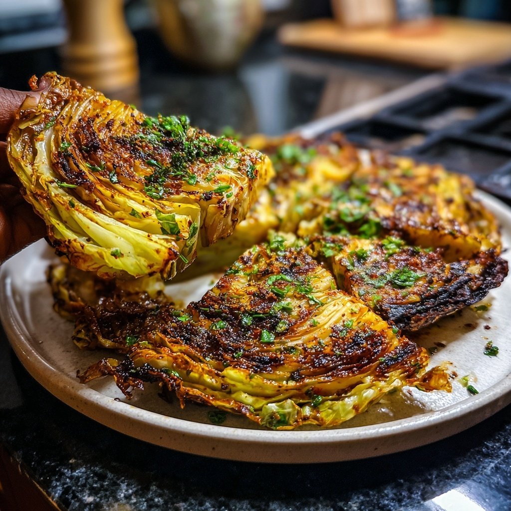 Jamaican Roasted Cabbage