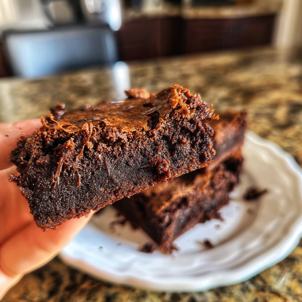 Cottage Cheese Brownies with Espresso