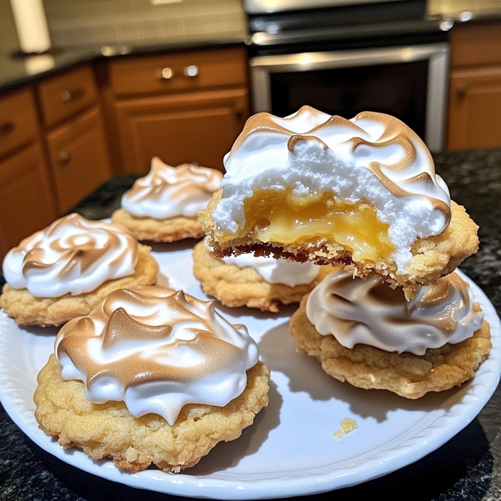 Lemon Meringue Pie Cookies Recipe - Fruity Desserts