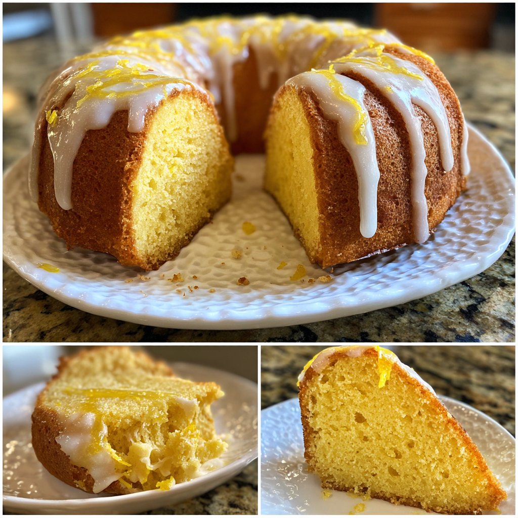 Limoncello Cake With Lemon Glaze