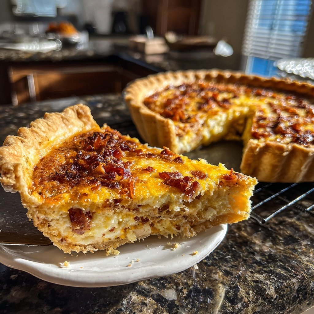 Spring Brunch Bacon And Cheese Quiche