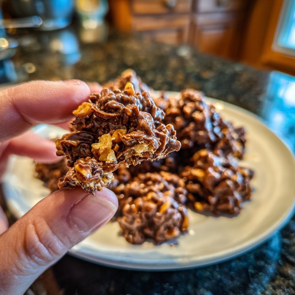 Chocolate Coconut Peanut Clusters