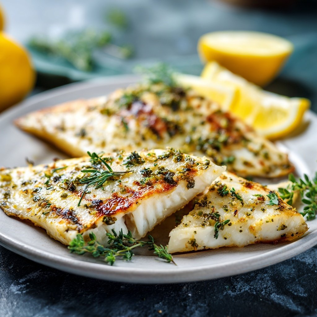 Healthy & Light Lemon Grilled Fish Plate